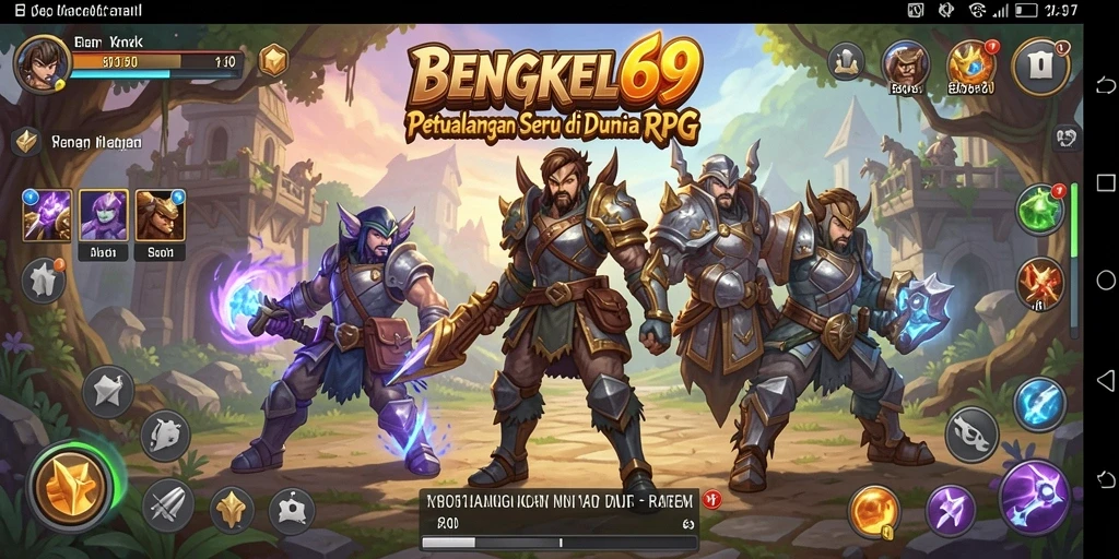 Tangkapan layar dari gameplay menarik BENGKEL69 yang penuh aksi.