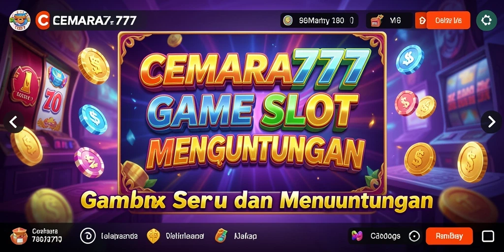 Tampilan gameplay CEMARA777 yang seru dan mengasyikkan.
