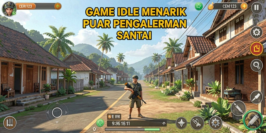 Tampilan gameplay CERI123 yang menarik dan santai.