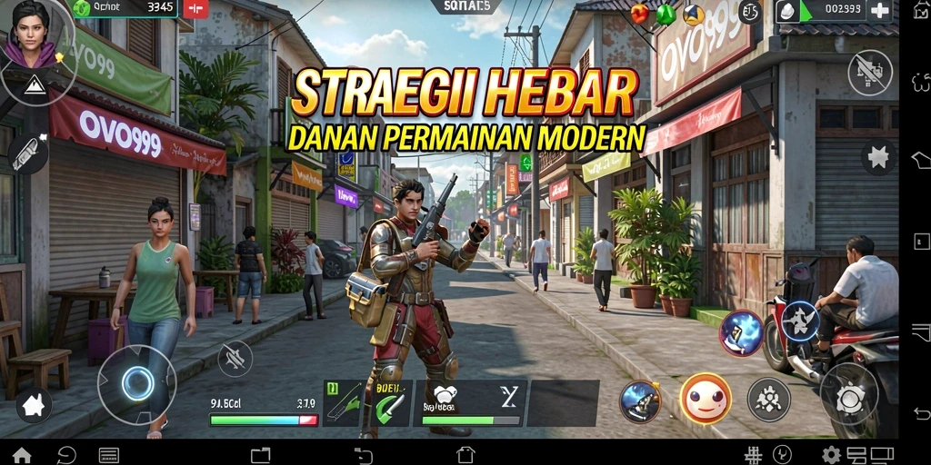 Screenshot OVO99 menampilkan gameplay penuh strategi yang menarik.